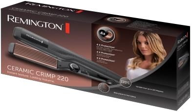 Remington Ceramic Crimp 220, S3580, Straightener, ros/black #3