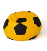 Puf GO GIFT Gul Sort Oxford #1