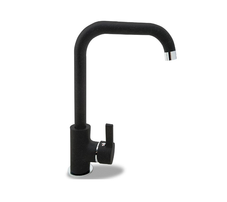 PYRAMIS SILVIO kitchen mixer granite black 090923238 dotted #1