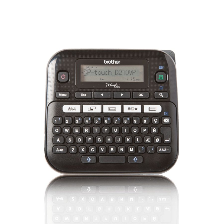 Brother PT-D210VP etiketprinter Termisk overfrsel 180 x 180 dpi 20 mm/sek. QWERTY #1