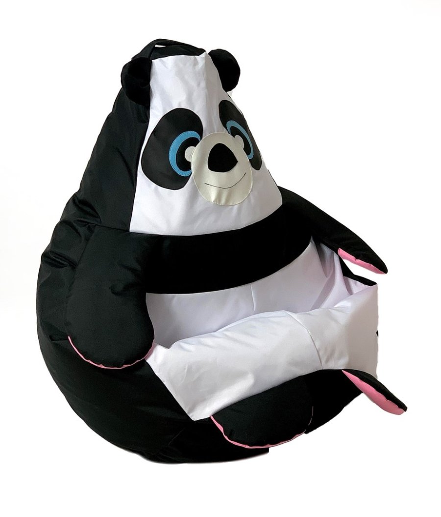 Puf GO GIFT Hvid Sort Oxford 130 x 90 cm #6