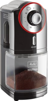 Melitta Molino 100 W Sort, rd, rustfrit stl #1
