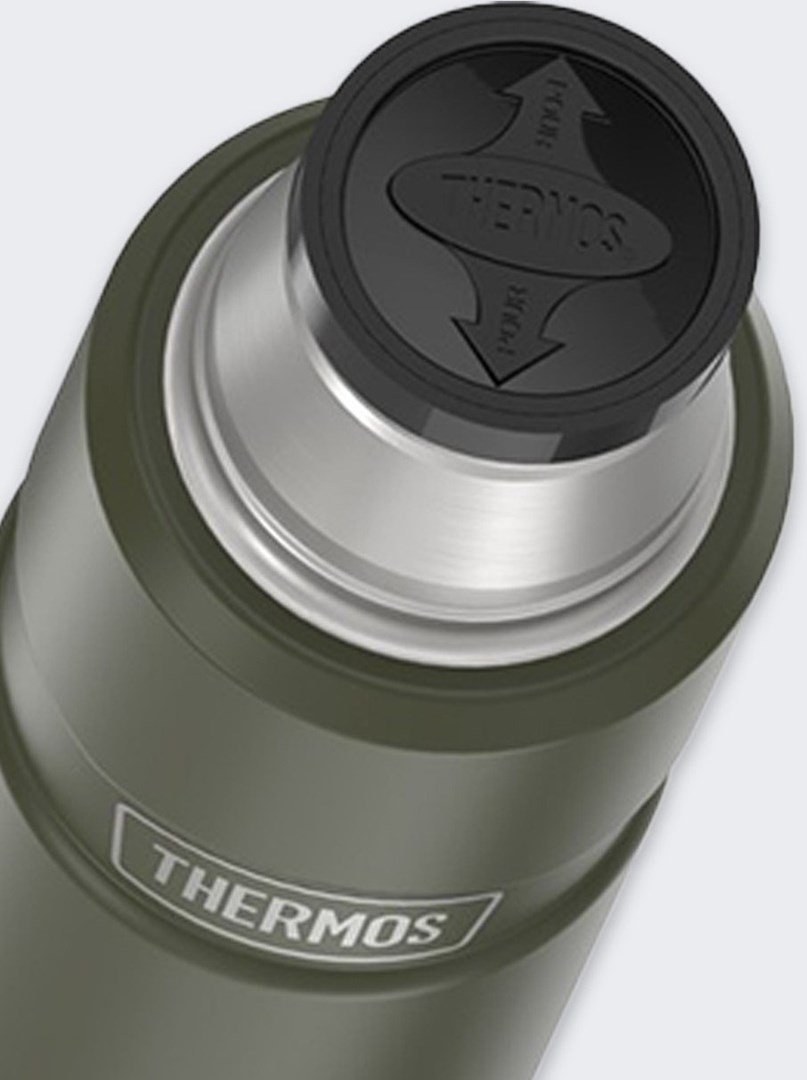 Thermosflaske til drikkevarer 470 ml THERMOS - militrgrn #4