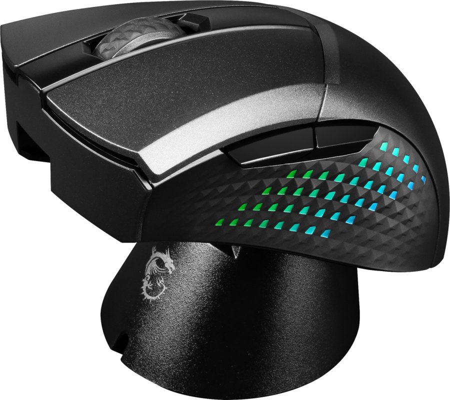 MSI CLUTCH GM51 LIGHTWEIGHT WIRELESS mus Spil Hjre hnd RF Wireless + Bluetooth + USB Type-C Optisk 26000 dpi #5