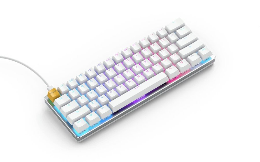 Glorious PC Gaming Race GMMK tastatur Spil USB QWERTY US International Slv, Hvid #3