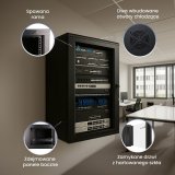 Extralink EX.7263 stativ 12U Vgmonteret stativ Sort #12