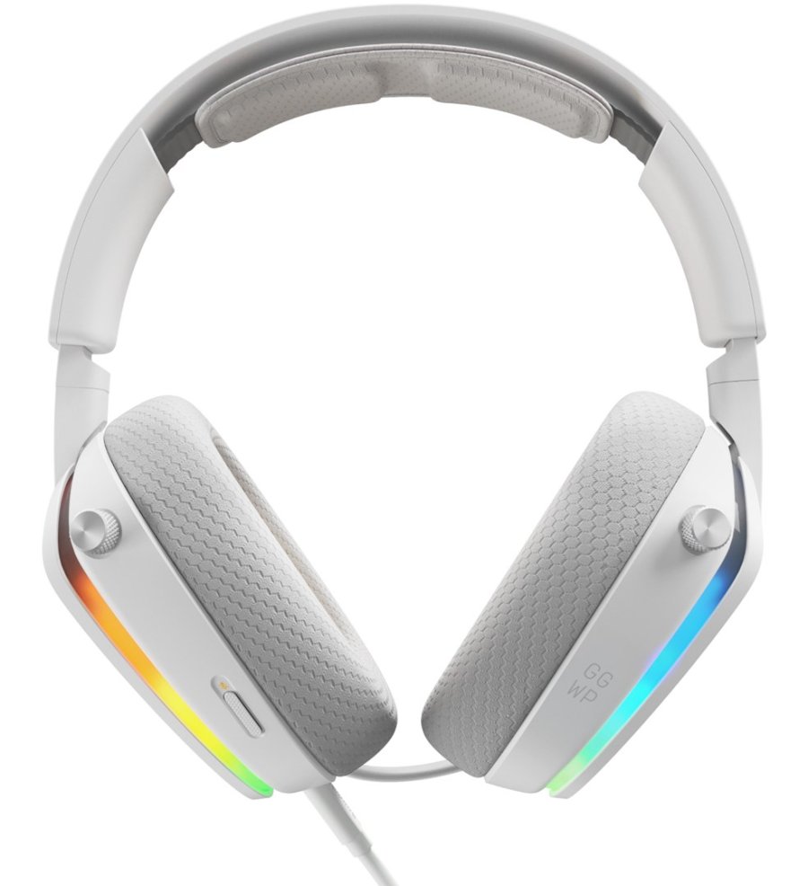 Glorious Gaming GHS Eternal RGB Headset Ledningsf�rt Spil USB Type-C Hvid #18