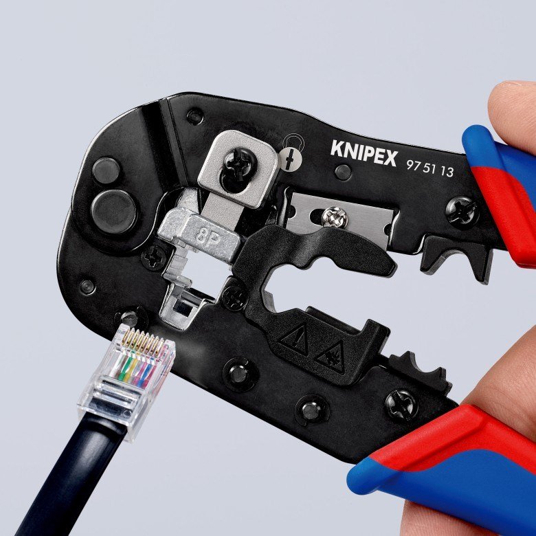 KNIPEX Crimping Pliers for RJ45 Western Plugs #16