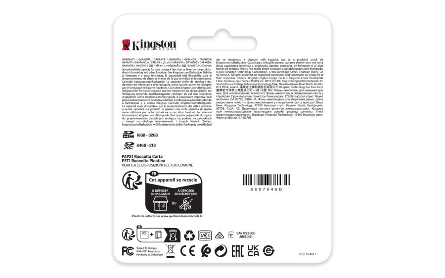 Kingston Technology 256 GB Canvas React Plus SDXC UHS-II 280R/150W U3 V60 til fuld HD/4K #10