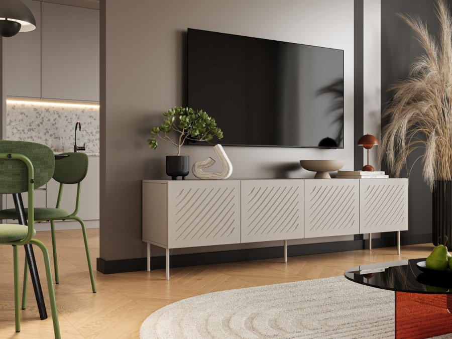 RTV-skab SIENA 200x40x60 kashmir mat #3