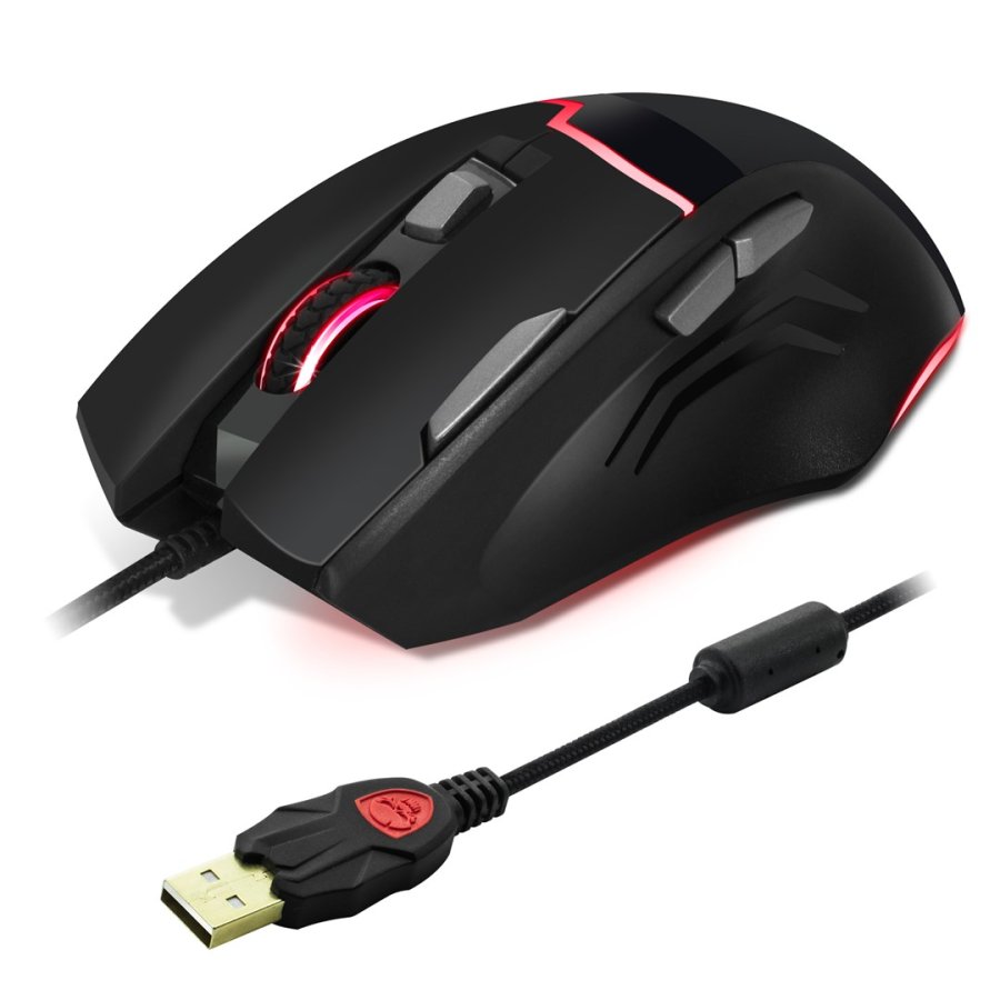 Spirit of Gamer Elite-M10 mus Spil Hjre hnd USB Type-A Optisk 4000 dpi #2