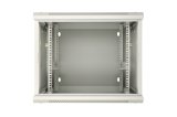 Extralink 9U 600X600 AZH WALL-MOUNTED RACKMOUNT CABINET SWING TYPE GRAY Vgmonteret stativ Gr #6