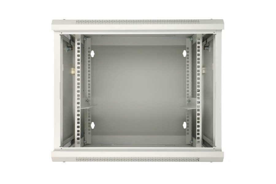 Extralink 9U 600X600 AZH WALL-MOUNTED RACKMOUNT CABINET SWING TYPE GRAY Vgmonteret stativ Gr #6