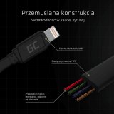 Green Cell KABGC02 Lightning kabel 0,25 m Sort #3