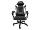 FURY Avenger M+ Universal gamingstol Polstret sde Sort, Hvid #7