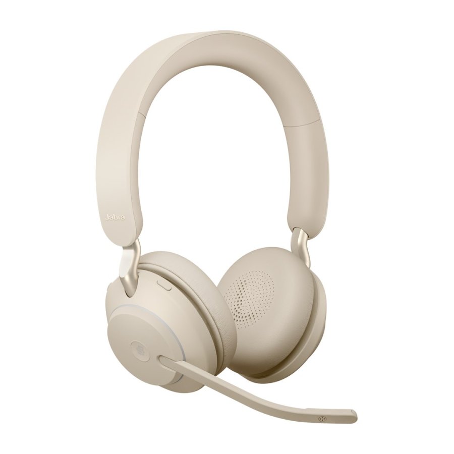 Jabra Evolve2 65 Headset Tr�dl�s Kontor/Callcenter USB Type-A Bluetooth Beige #4