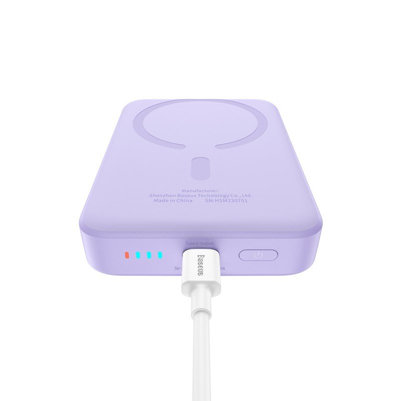 Baseus P10059001513-00 Lithium-polymer (LiPo) powerbank 10000 mAh Trdls opladning Lilla #8