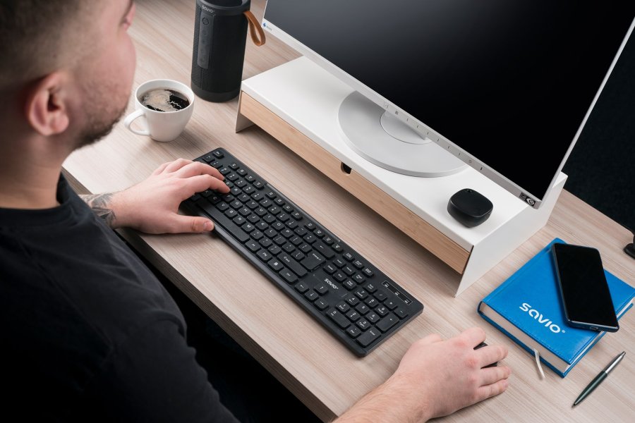 Savio KB-02 tastatur Hjemme/kontor USB QWERTY Sort #19