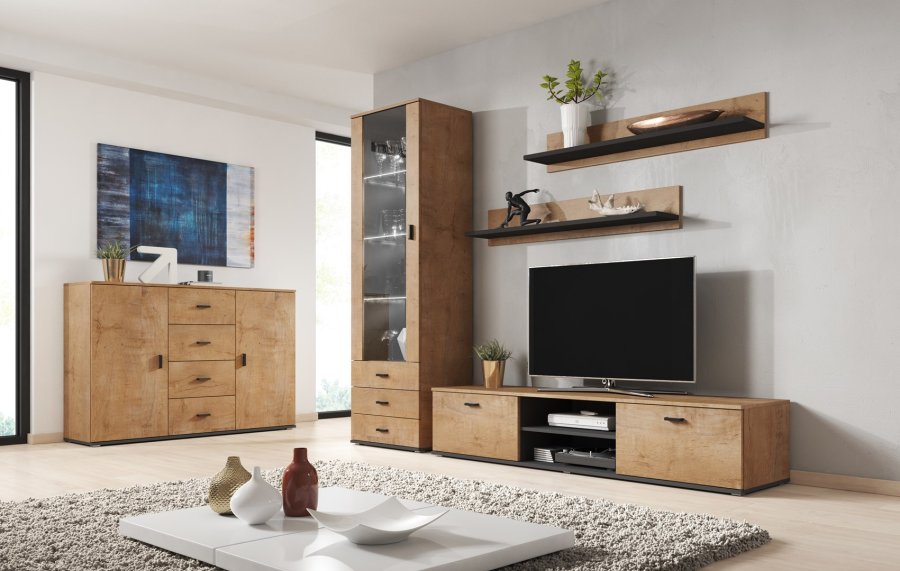 Cama SOHORTV180 LEF TV stativ & underholdningscenter 1 hylder #5