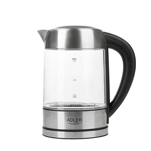 Adler AD 1247 NEW elkedel 1,7 L 2200 W Sort, Rustfrit stl, Transparent #7