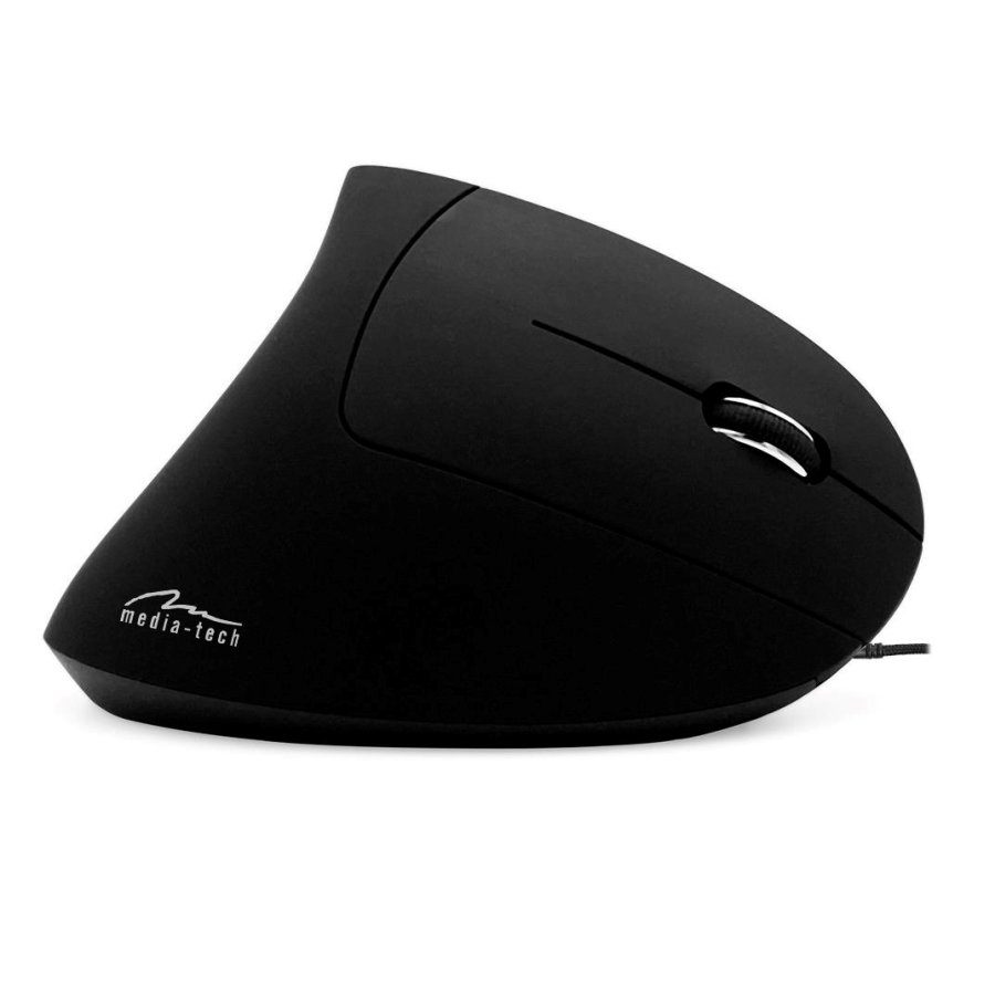 MEDIA-TECH VERTIC MT1122 Lodret mus med kabel 6400 DPI Sort #4