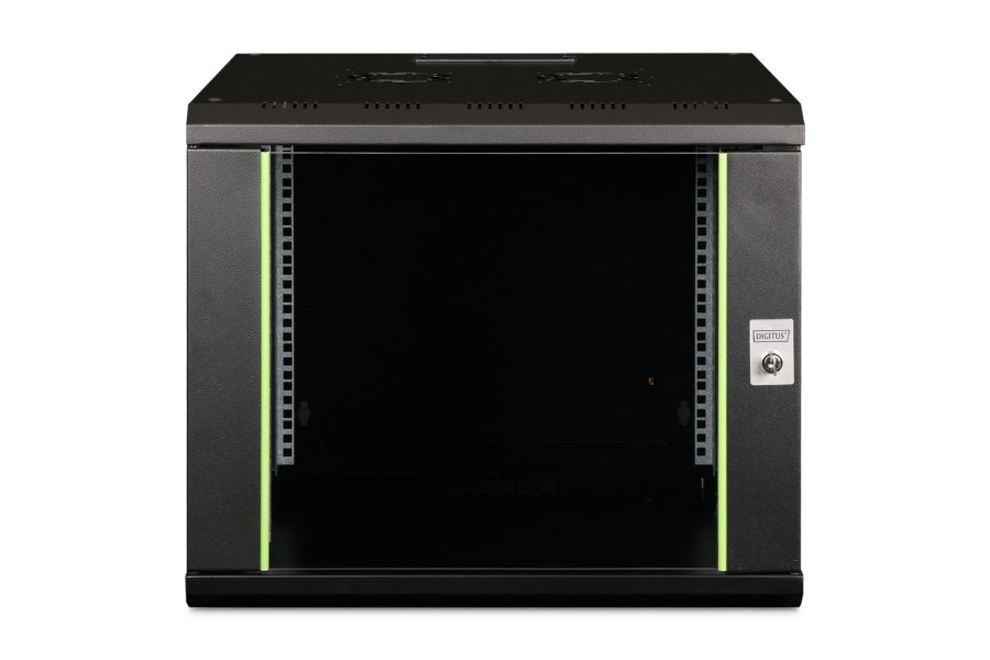 Digitus DN-19 09U-6/6-SW stativ 9U V�gmonteret stativ Sort #4
