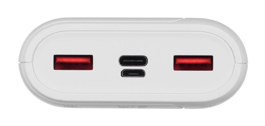 SILICON POWER QS15 Powerbank Eksternt batteri 20000 mAh 2x USB QC 3.0 1x USB-C PD (SP20KMAPBKQS150W) Hvid #2