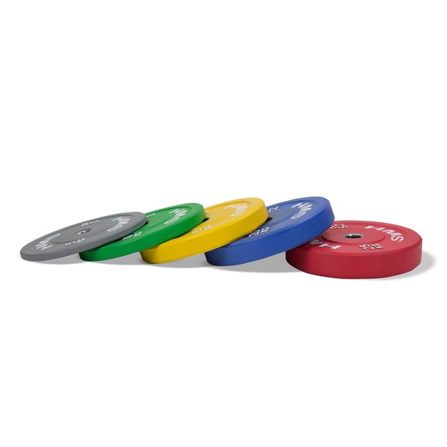 HMS Fitness CBR05 1 stk Olympic Gummibelagt vgtskive #13