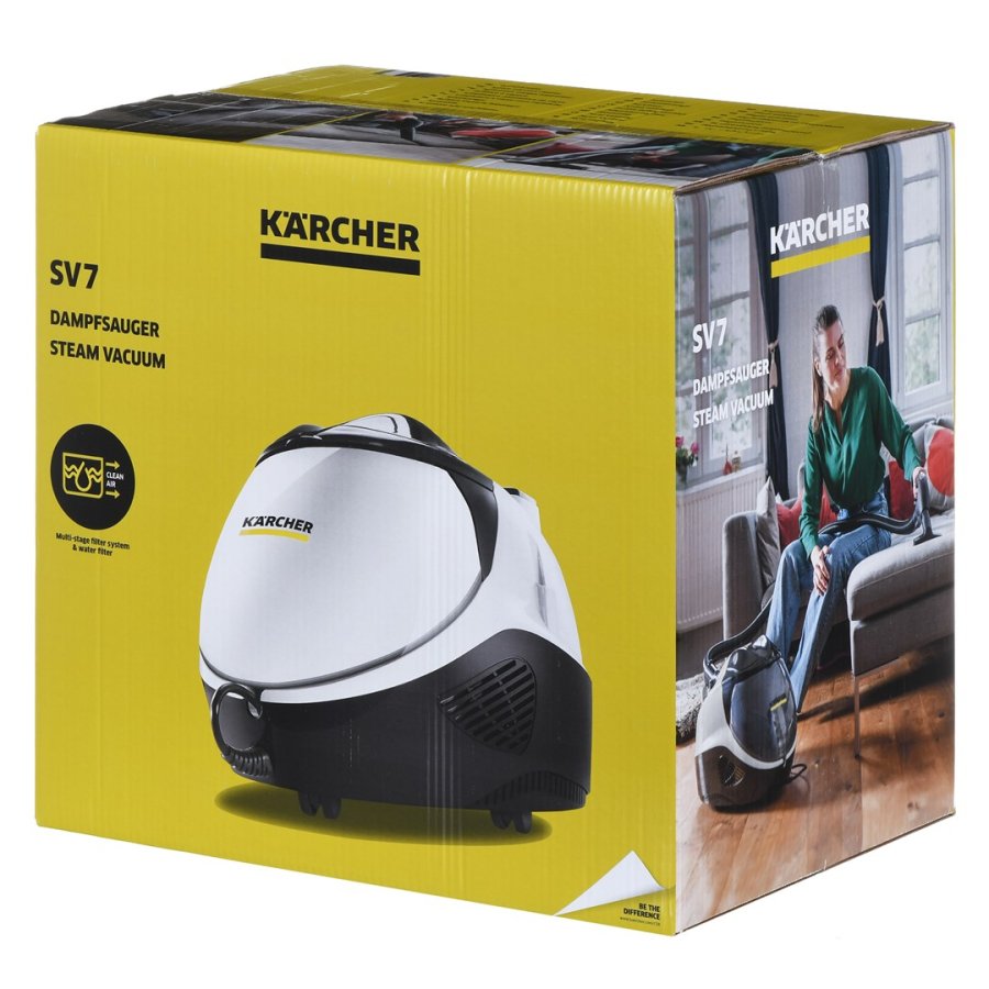 Krcher SV 7 Cylinderdamp rengringsmiddel 0,5 L 2200 W Sort, Gr, Hvid #3