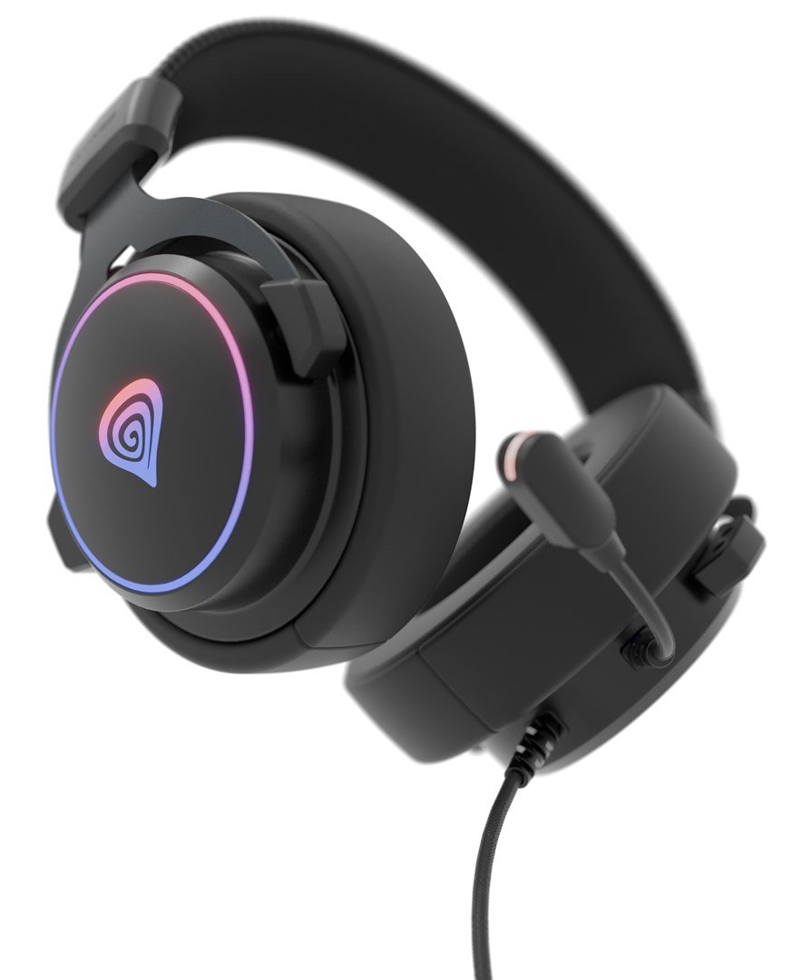 GENESIS Neon 764 Headset Ledningsfrt Spil USB Type-A Sort #7