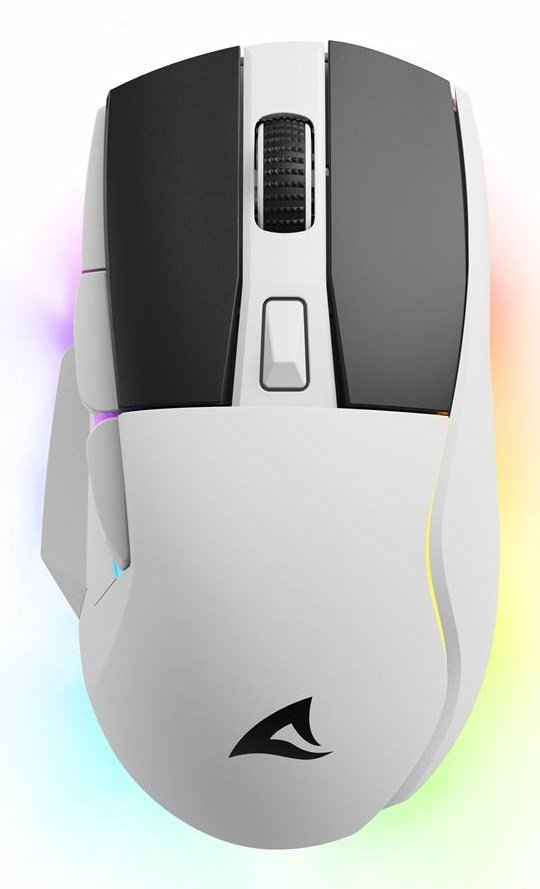 Sharkoon SGM50W mus Spil Hjre hnd RF Wireless + USB Type-A Optisk 6400 dpi #1