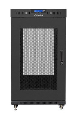 Lanberg FF01-8822-23BL stativ 22U Fritstende reol Sort #3