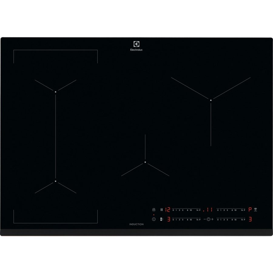 Electrolux EIV734 Sort Indbygget 68 cm Zone induktionskogeplade 4 zone(s) #1