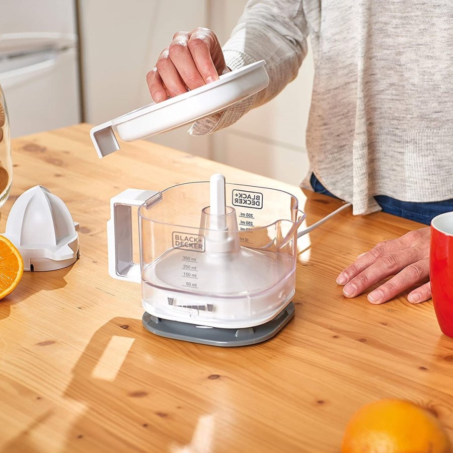Black & Decker BXCJ25E Frugtpresser 25 W Gr, Transparent, Hvid #22