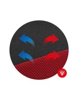 Huzaro Force 6.2 PC gamingstol Spand (vugge) sde Sort, Rd #9