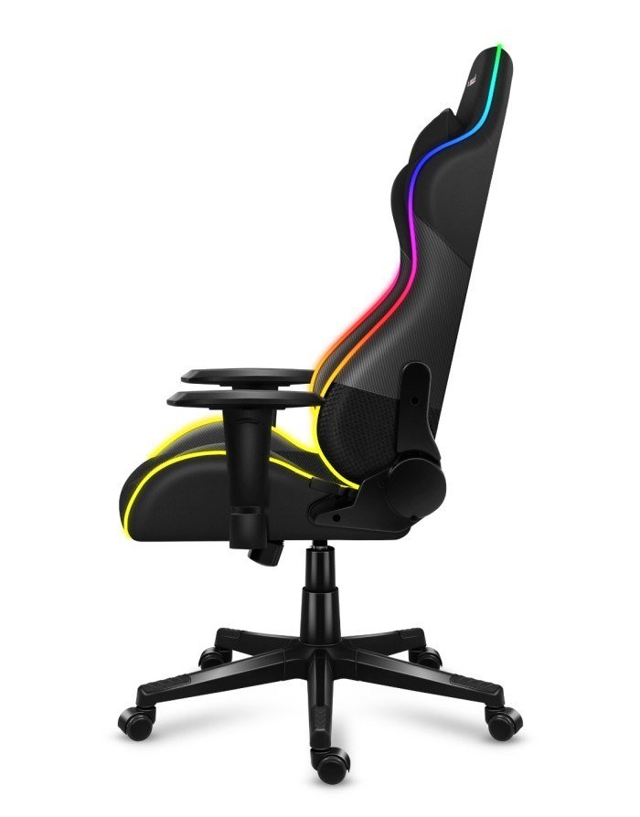 Huzaro Force 6.2 RGB PC gamingstol Spand (vugge) sde Sort #4