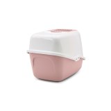 SAVIC Nestor Hvid-Rosa - Lukket kattebakke - 56x39x38,5 cm - 1 stk #3