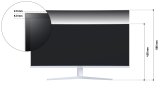 JAPANNEXT JN-IPS340UWQHD60C-C65W-HS-W computersk�rm 86,4 cm (34