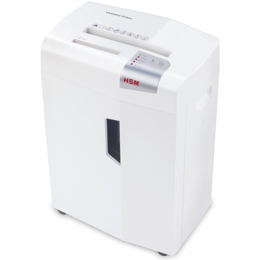 HSM shredstar X12pro dokument makulator, 2 x 15 mm + separat CD-skrer #1