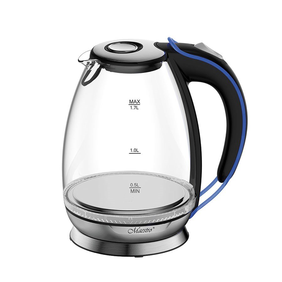 Maestro MR-054 Elektrisk kedel med belysning, glas 1,7 L #1