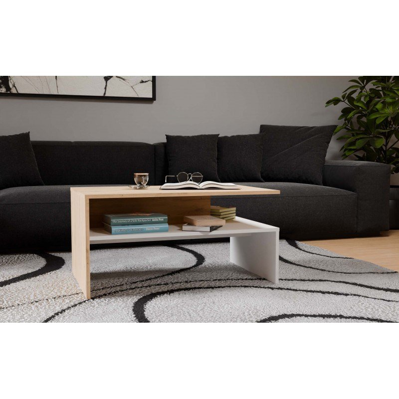 BOSTON artisan/hvid sofabord #5