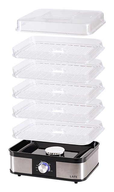 Lafe NutriDry Rustfrit st�l, Sort 250 W #3