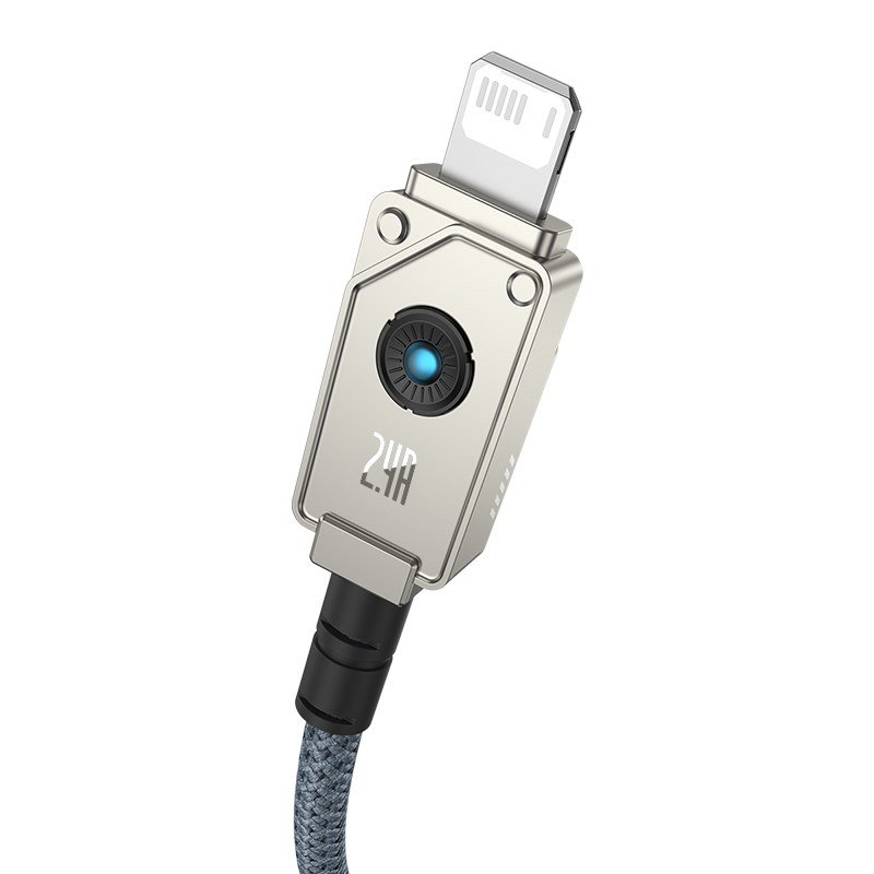 Baseus Unbreakable USB A til iP-kabel 2 m 5V-2,4A Sort #3
