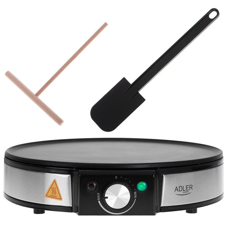 Adler AD 3058 pandekage- og crepes-maskine 1 pandekage(r) 1600 W Sort, Rustfrit stl #25