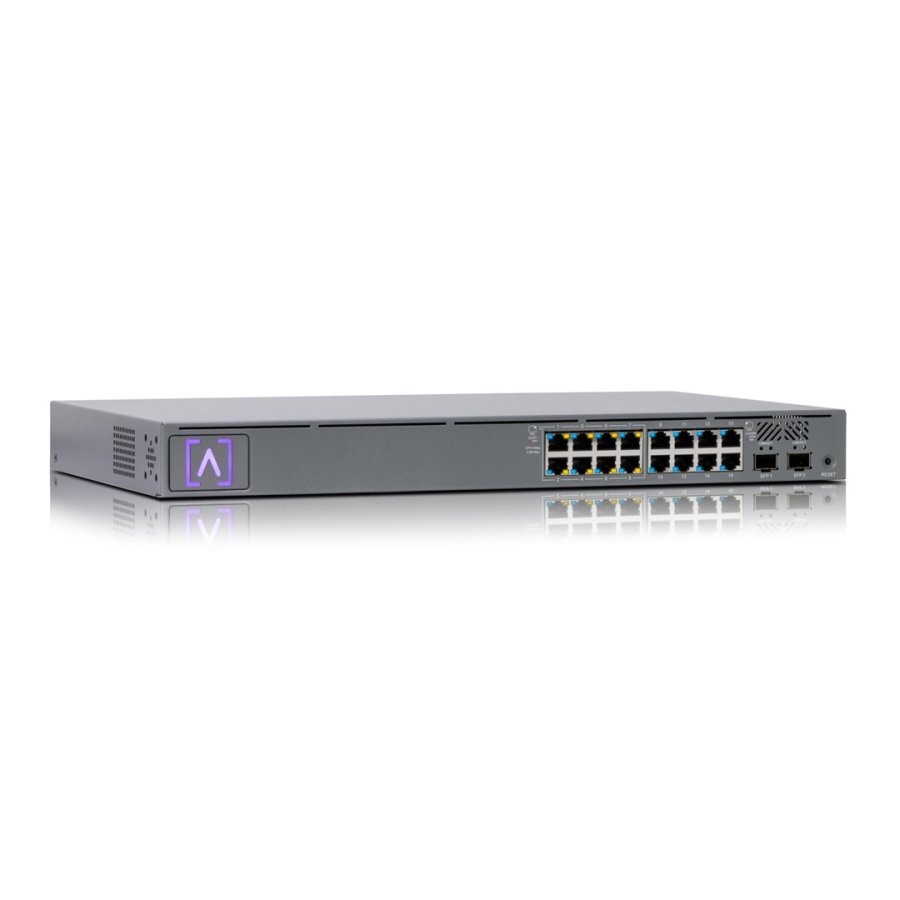 Alta Labs S16-POE netvrksswitch Administreret Gigabit Ethernet (10/100/1000) Strm over Ethernet (PoE) 1U Gr #2