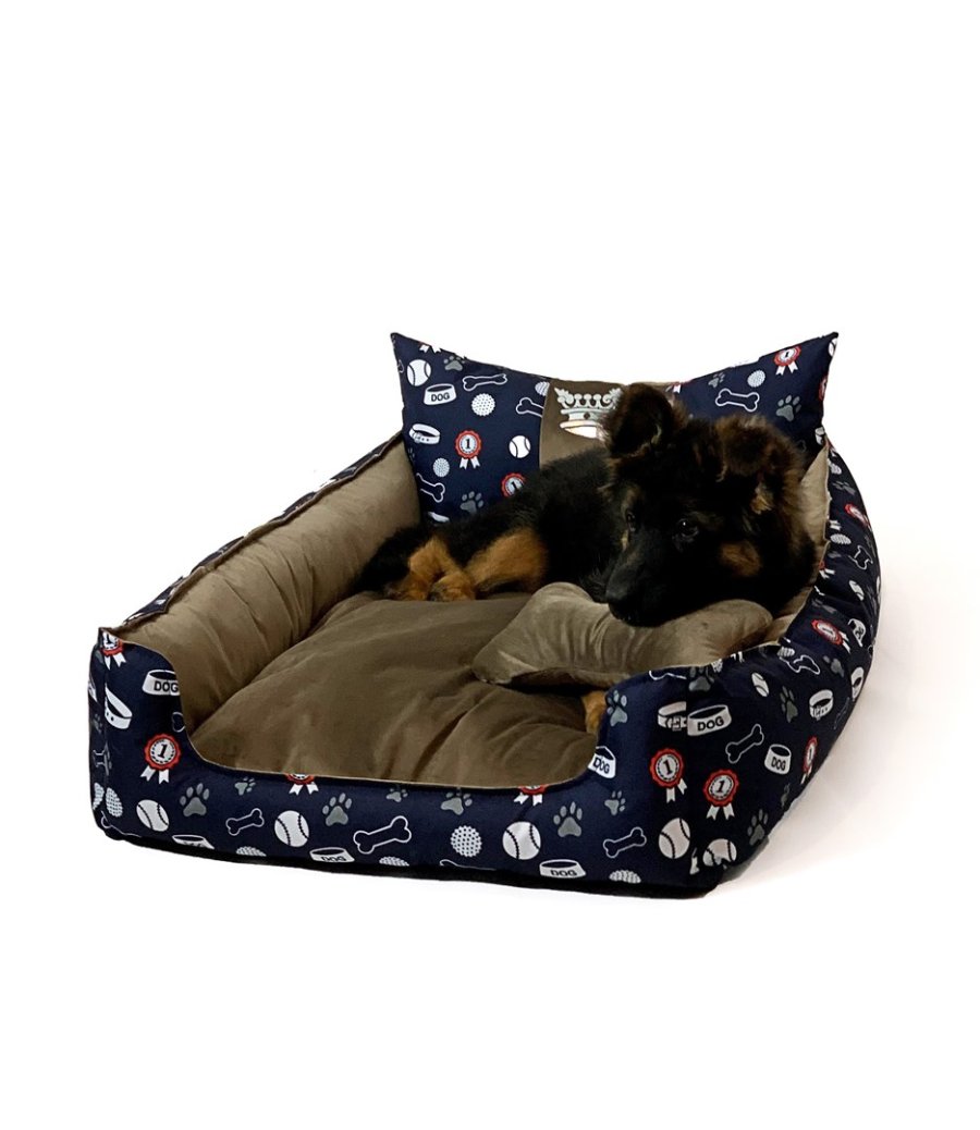 GO GIFT Hunde- og katteseng L - brun - 90x75x16 cm #2