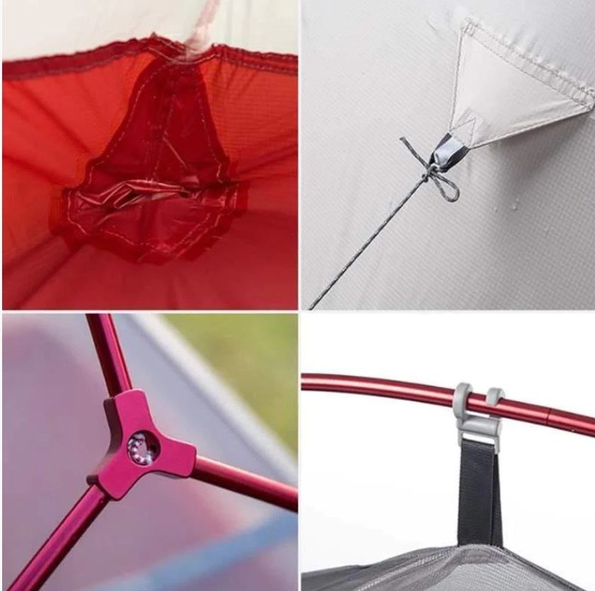 Naturehike skytelt UP 1 20 D Opdateret NH18T010-T-Forest green #8