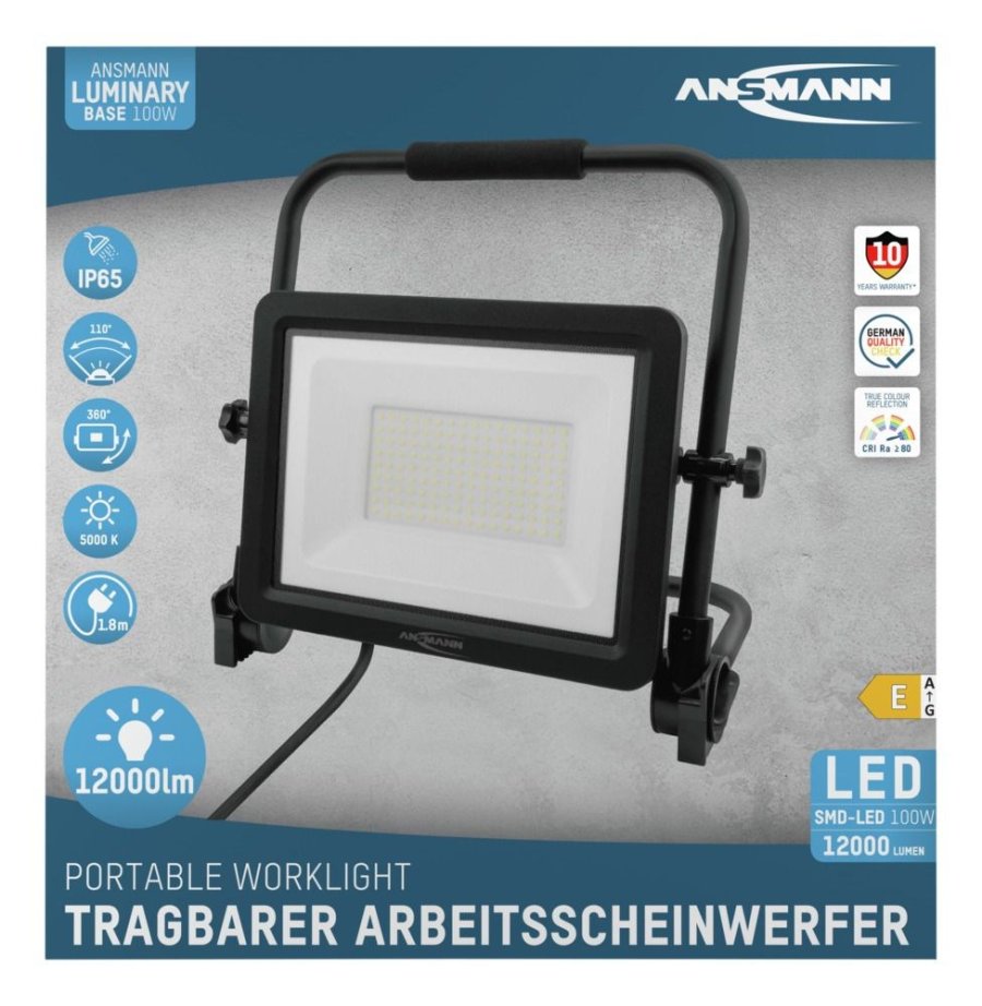 Ansmann FL100W-AC Sort LED 100 W #10