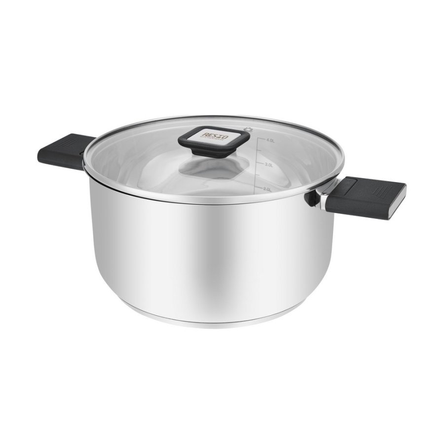 Resto Kitchenware Anser 4,4 L Rund Sort, Rustfrit stl #7