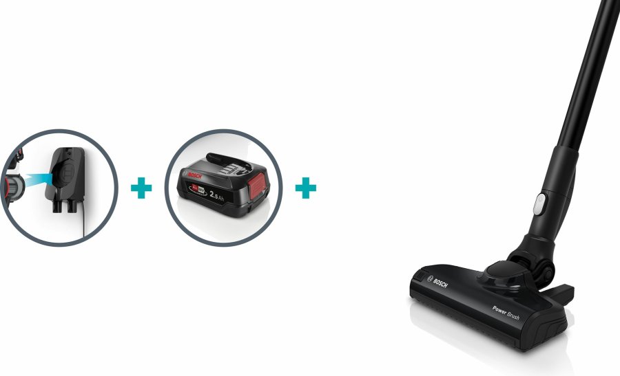 Bosch Serie 6 BBS611LAG stav stvsuger & elektrisk kost 2-in-1 stick vacuum Batteri Dry Posels 0,3 L Bl 2,5 At #13
